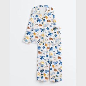 Hanukkah Satin Pajama Set1