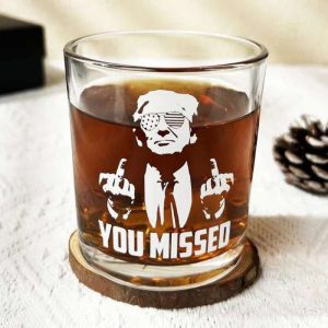 Trump Assassination You Missed Whisky Glasses1