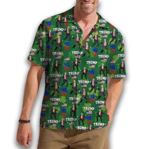 Trump 45 47 Dancing Irish St Patricks Day Hawaii Shirt1