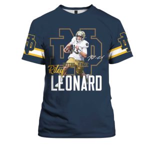 13 Leonard Notre Dame Football Unisex 3D Shirt 2