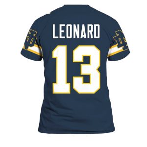 13 Leonard Notre Dame Football Unisex 3D Shirt 3