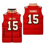 15 Kansas City Football 3D Unisex Puffer Vest