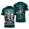 Eagles Super Bowl LIX 2025 Champions 3D Shirt