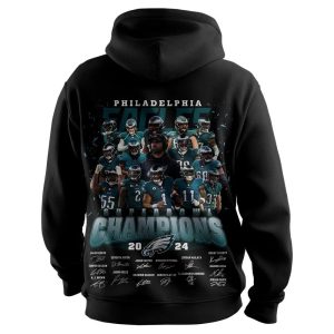 Philadelphia Football Super Bowl LIX Champions Unisex Hoodie2