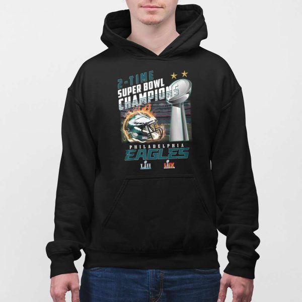 2-Time Super Bowl Champions Eagles Shirt