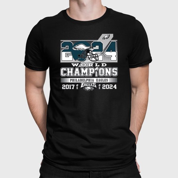 2024 World Champions Eagles SB LIX Shirt