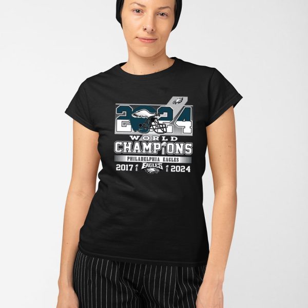 2024 World Champions Eagles SB LIX Shirt