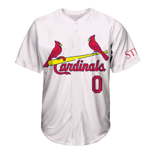 2025 Cardinals Replica Masyn Winn Home White Jersey Giveaway
