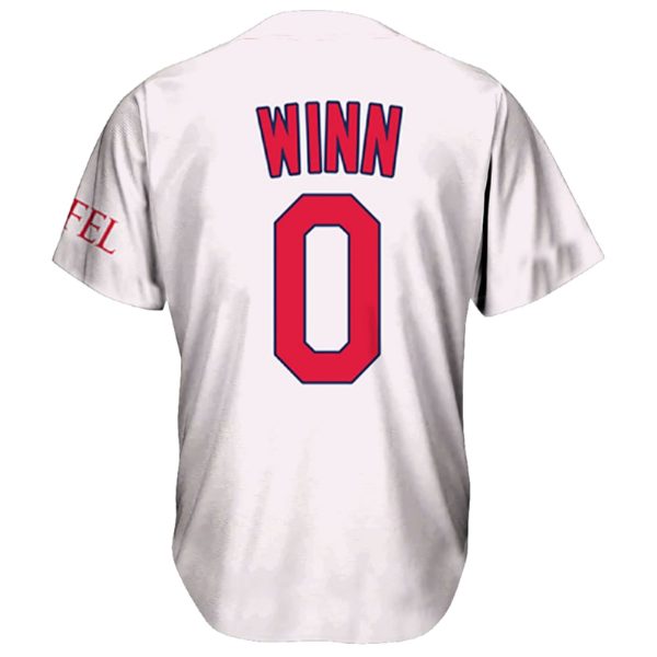2025 Cardinals Replica Masyn Winn Home White Jersey Giveaway