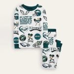 2025 Lets Go Eagles Football Pajama Set