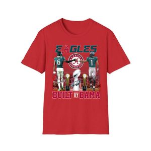 DeVonta Smith Jalen Hurts Eagles Alabama Built By Bama Shirt 2
