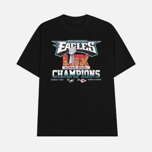 Eagles Super Bowl Champions 2 Two Sided Shirt 2