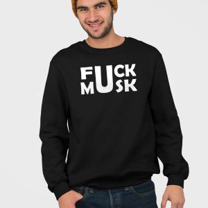 Retro Fuck Musk Print Sweatshirt 4