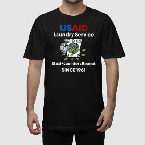 USAID Laundry Service Steal Launder Repeat Since 1961 Shirt 2