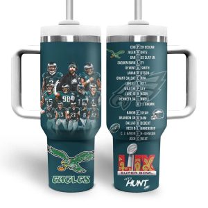 Eagles Super Bowl LIX Champions Let's Hunt Tumbler