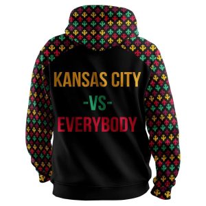 Mardi Gras Chiefs Football Unisex Hoodie2