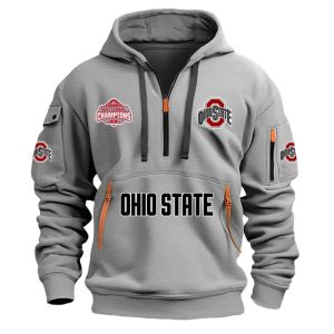 Ohio State Football 2024 National Champions Quarter Zip Hoodie1