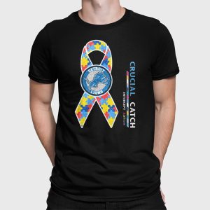 Lions Crucial Catch Intercept Autism Shirt 4