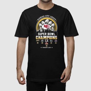 Chiefs 5X Super Bowl Champions Shirt 2