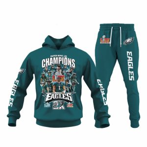 Eagles Super Bowl LIX Champions Hoodie Set