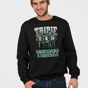 Super Bowl Triple Threat Eagles Shirt 3