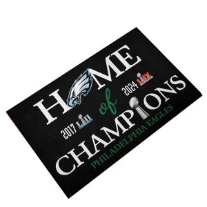 Home Of Champions Eagles Super Bowl LIX Champions Doormat2