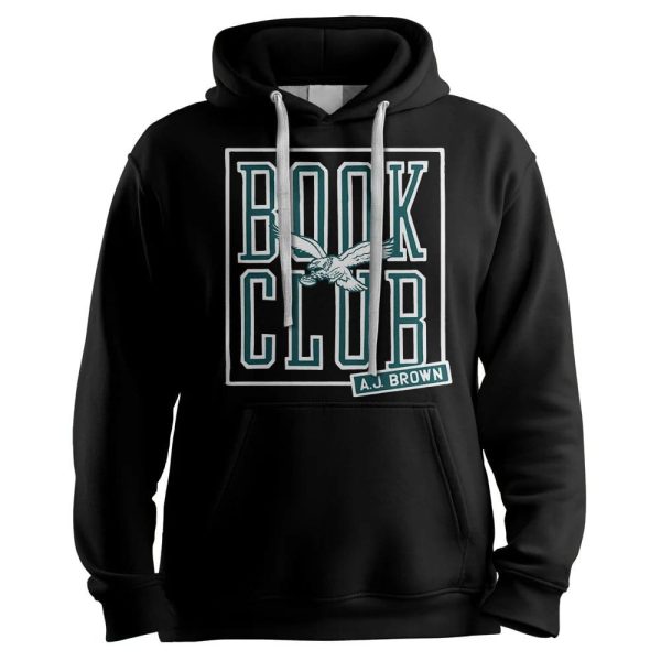 A J Brown Book Club Philadelphia Football Unisex Hoodie