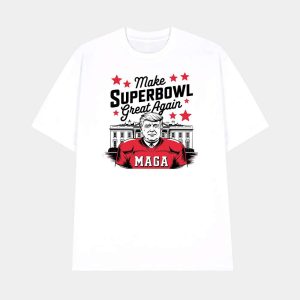 Make Superbowl Great Again Trump 2025 Shirt 1