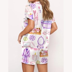 Spa Satin Pajama Set1