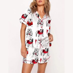 Womens Georgia Football Pajama Set1