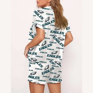 Eagles Print Pajama Set1