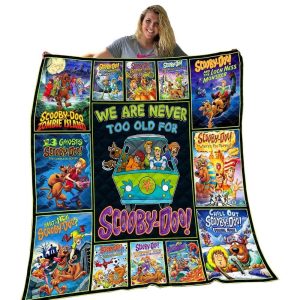 Scooby Doo Never Too Old Fleece Blanket1