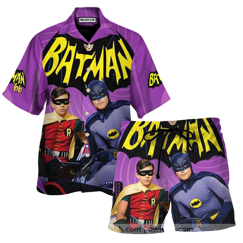 Batman And Robin Hawaiian Shirt Batman And Robin Hawaiian Shirt