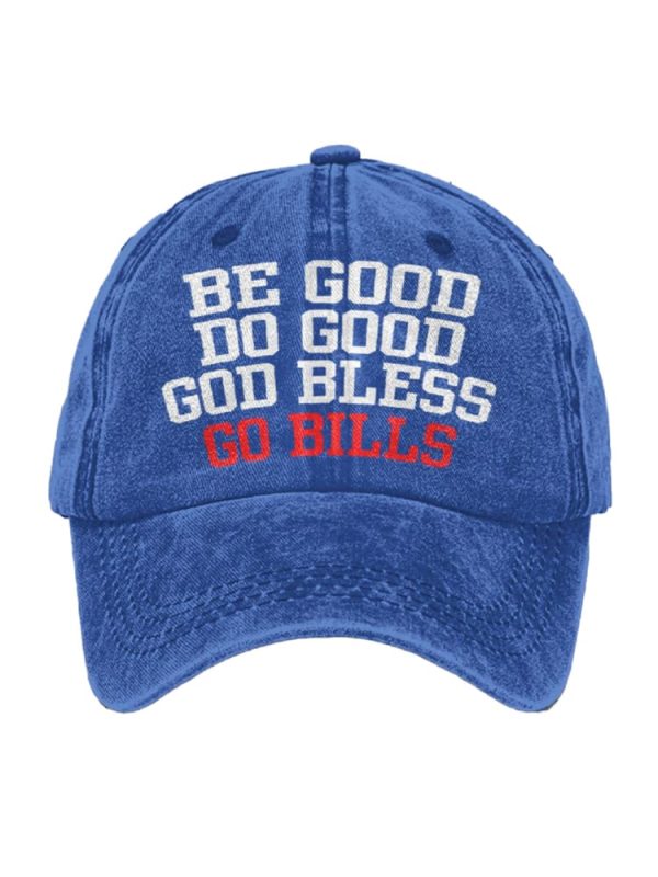 Be Good Do Good Gob Bless Go Bills Cap