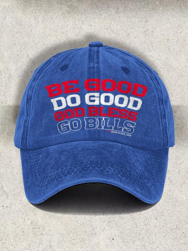 Be Good Do Good Gob Bless Go Bills Cap