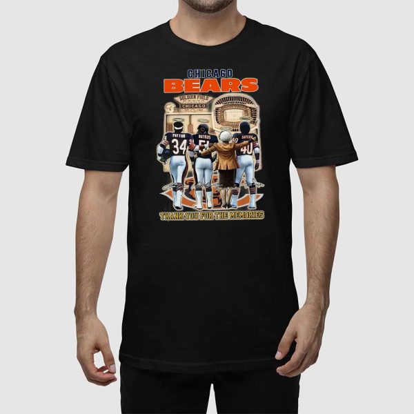 Bears Payton Butkus McCaskey Sayers Thank You For The Memories Shirt