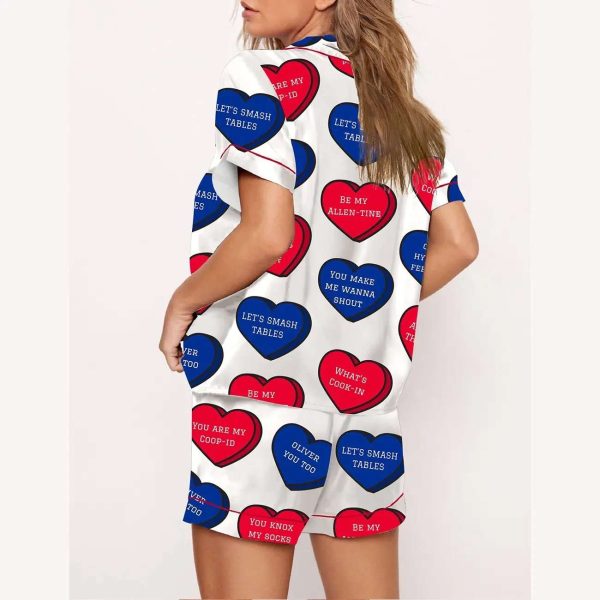 Bills Conversation Hearts Pajama Set