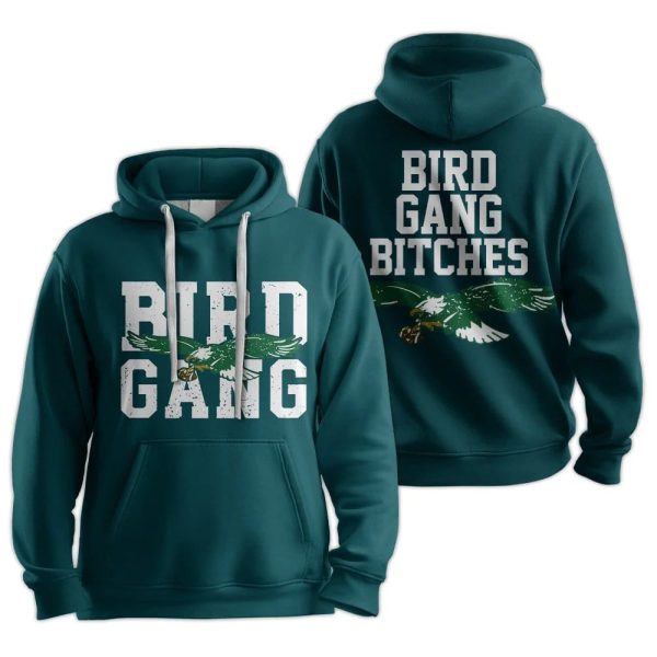 Bird Gang Bitches Philadelphia Football Unisex Hoodie