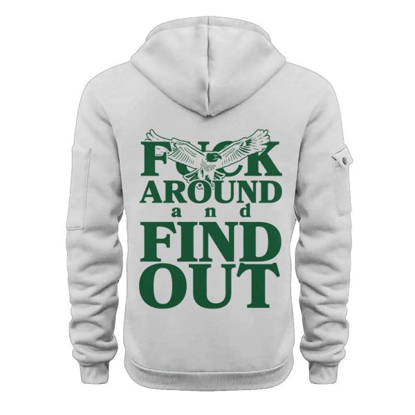 Bird Gang Fuck Around And Find Out Philadelphia Football Quater Zip Hoodie