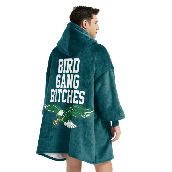 Bird Gang Philadelphia Football Unisex Blanket Hoodie