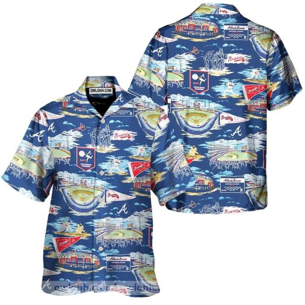 Braves Scenic Hawaiian Shirt