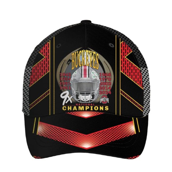 Buckeyes 9X National Champions Hat