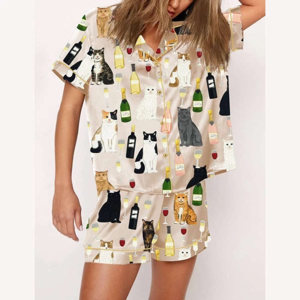 Champagne Cat Pajama Set