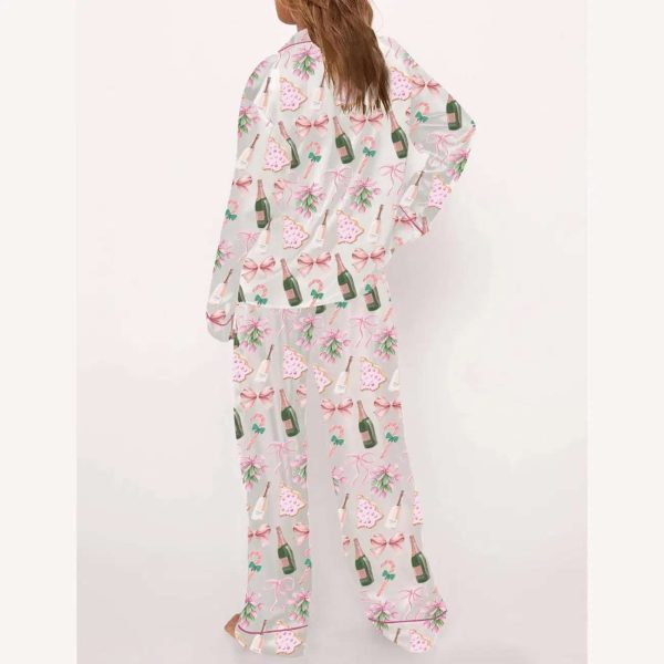 Champagne Christmas Tree Pajama Set