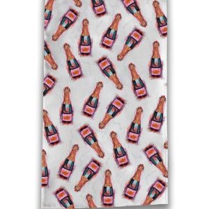 Champagne Drinking Beach Towel