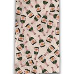 Champagne Drinking Bottle Beach Towel