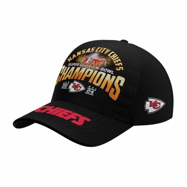 Chiefs 5X Super Bowl Champions Hoodie Joggers Cap