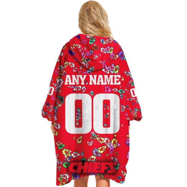 Chiefs Colourful Blanket Hoodie