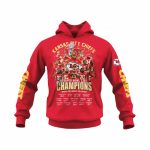 Chiefs Super Bowl 2025 Champions Signature 3D Hoodie