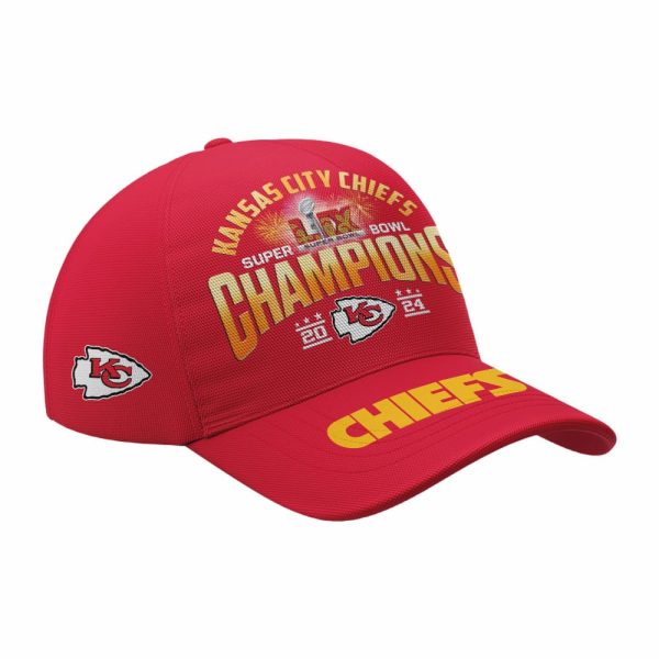 Chiefs Super Bowl LIX Champions All Over Printed Cap